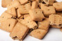Pile of broken dog treats