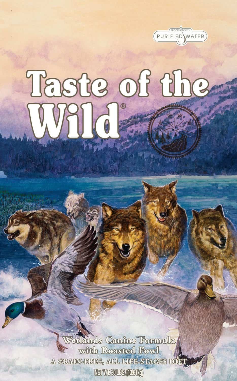 taste of the wild canine formula