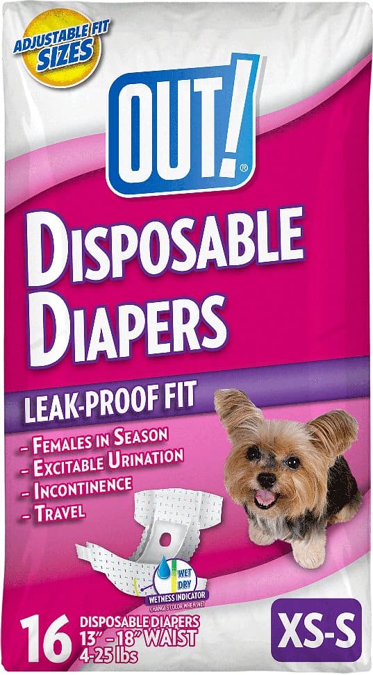OUT Disposable Female Dog Diapers OUT Disposable Female Dog Diapers
