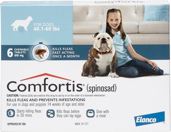 Comfortis Chewable Tablets For Dogs & Cats Comfortis Chewable Tablets For Dogs & Cats