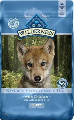 Blue Buffalo Wilderness Puppy Chicken Recipe Grain-Free Dry Dog Food Blue Buffalo Wilderness Puppy Chicken Recipe Grain-Free Dry Dog Food