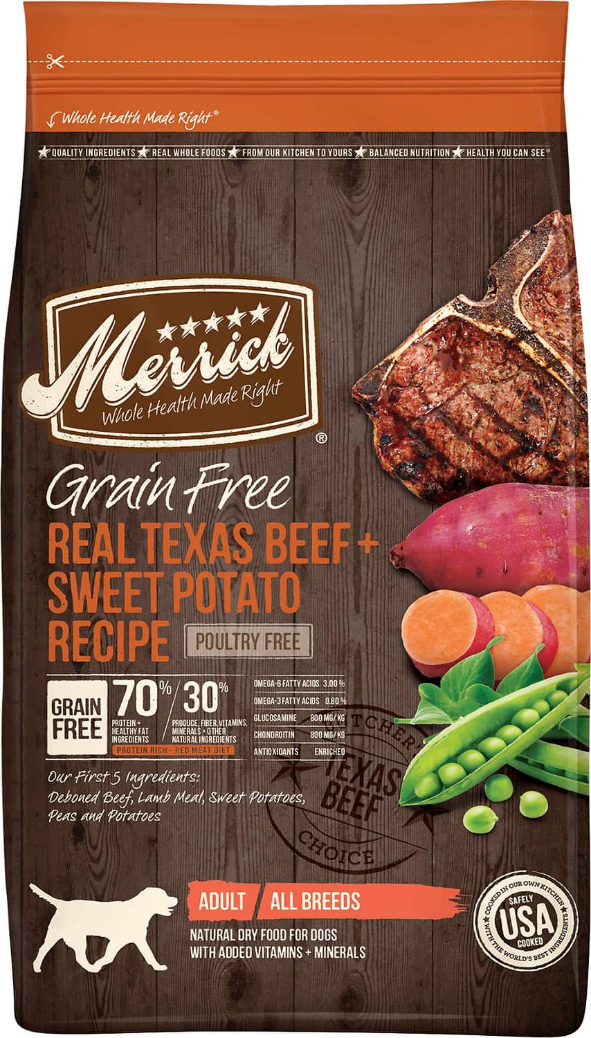Merrick Real Texas Beef & Sweet Potato Recipe Merrick Real Texas Beef & Sweet Potato Recipe