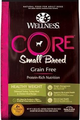 Wellness CORE Grain-Free Small Breed Healthy Weight Dry Dog Food Wellness CORE Grain-Free Small Breed Healthy Weight Dry Dog Food