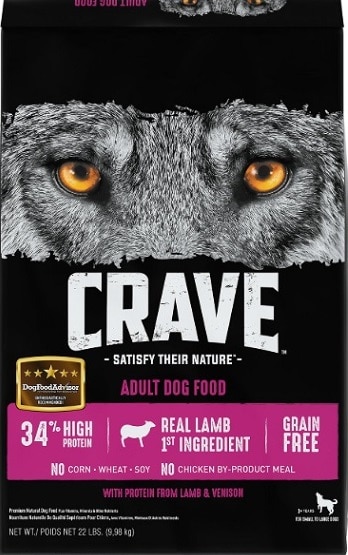 Crave With Protein From Lamb & Venison Adult Grain-Free Dry Dog Food Crave With Protein From Lamb & Venison Adult Grain-Free Dry Dog Food